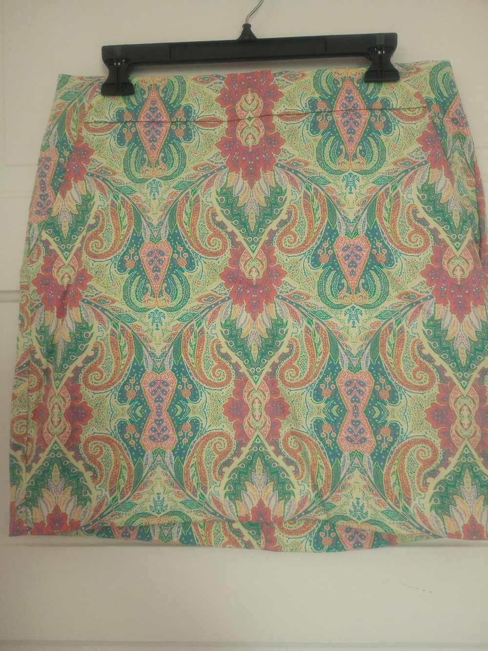 Ann Taylor Women’s Paisley Print Skirt in Multicolor